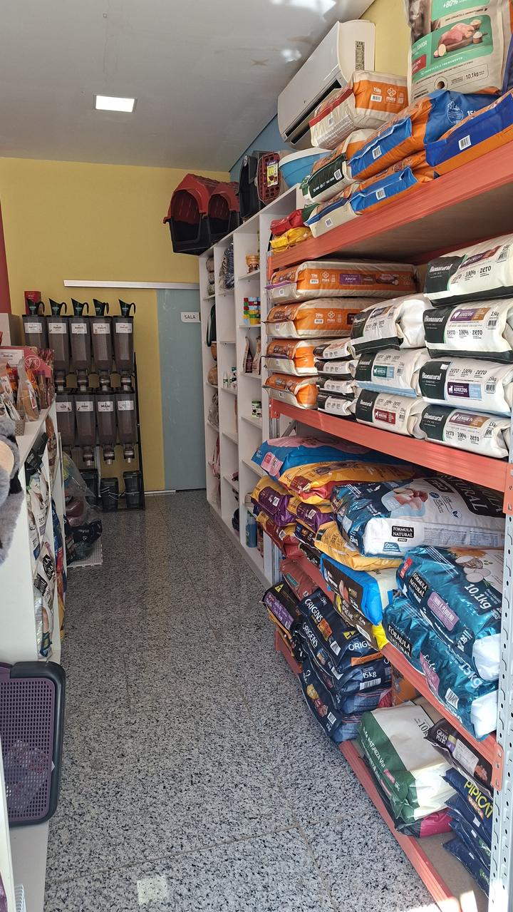 Corredor de rações da loja